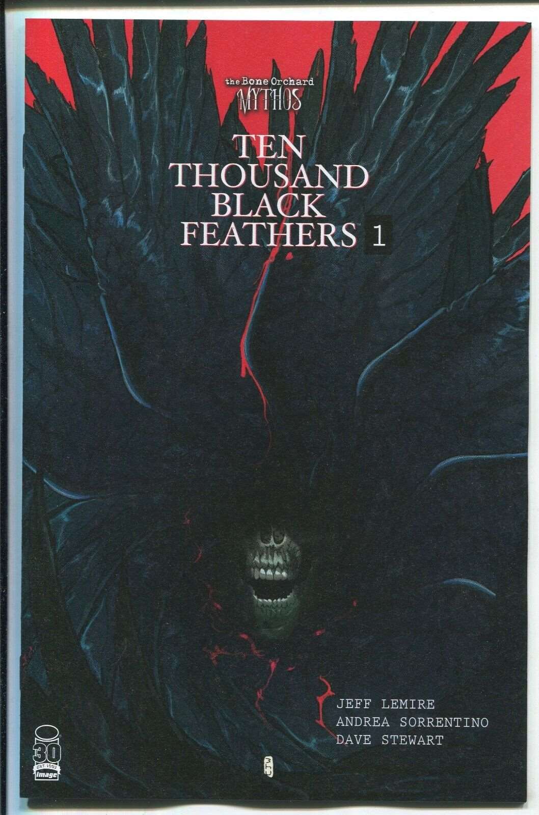BONE OCHARD TEN THOUSAND BLACK FEATHERS # 1 CVR A DARK HORSE NM NM+ DARK HORSE