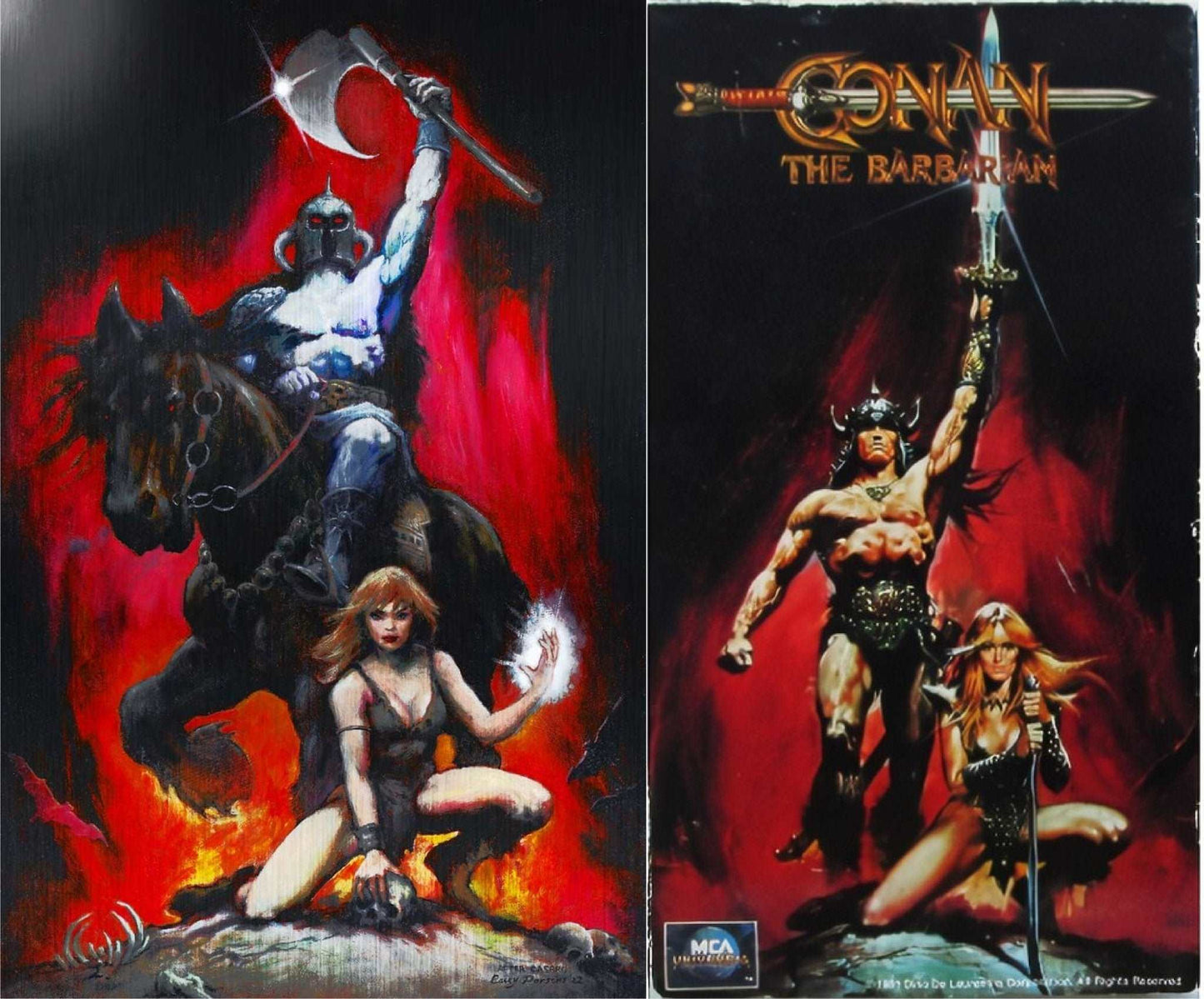 DEATH DEALER #1 CASEY PARSONS EXCLUSIVE VIRGIN / METAL BUNDLE - The Comic Construct