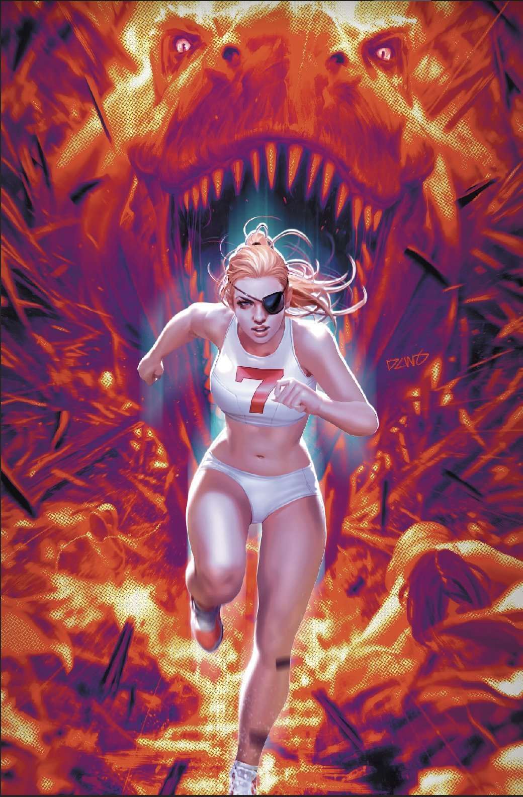 FIGHT GIRLS #1 DERRICK CHEW VIRGIN VARIANT LTD 250 COA - The Comic Construct