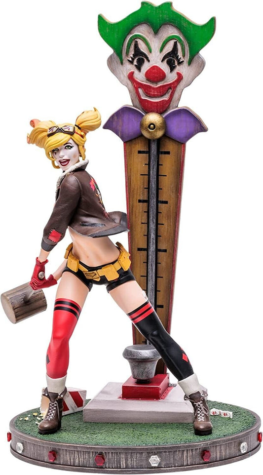 DC BOMBSHELLS HARLEY QUINN DELUXE VERSION 2 RESIN STATUE - The Comic Construct