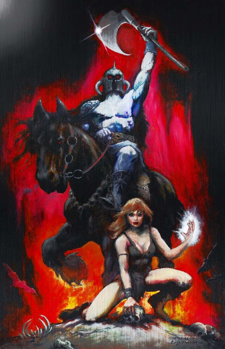 DEATH DEALER #1 CASEY PARSONS EXCLUSIVE VIRGIN / METAL BUNDLE - The Comic Construct