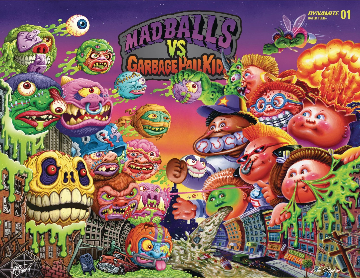 MADBALLS VS GARBAGE PAIL KIDS #1 CVR E 1:10 PRE-SALE - The Comic Construct
