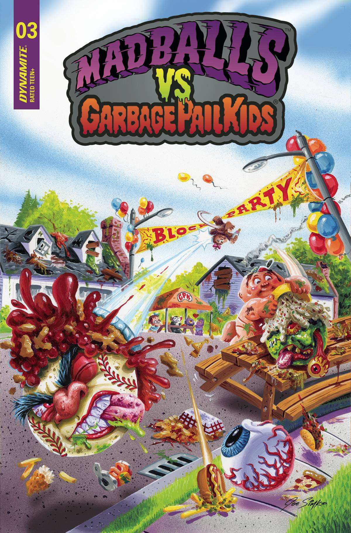 MADBALLS VS GARBAGE PAIL KIDS #3 CVR A SIMKO - The Comic Construct