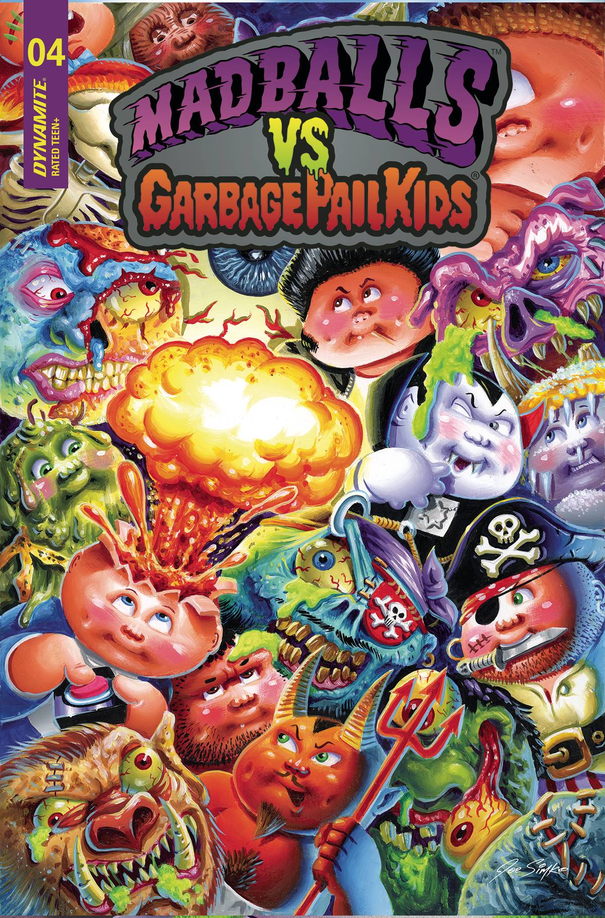 MADBALLS VS GARBAGE PAIL KIDS #4 CVR A SIMKO - The Comic Construct