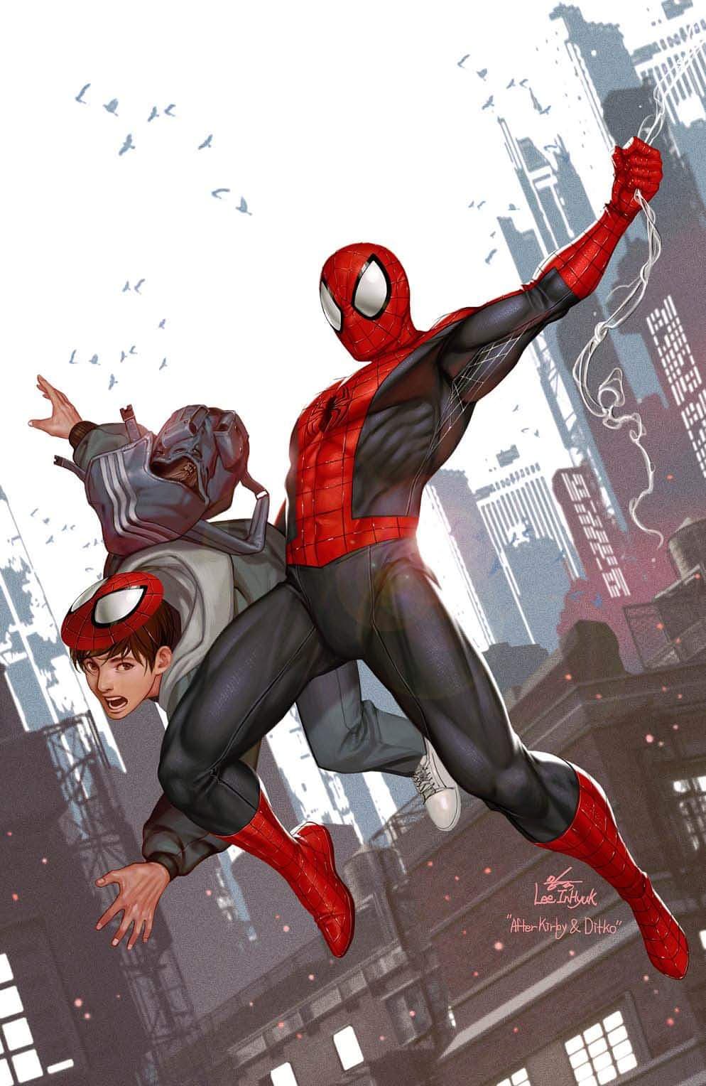 SPIDER-MAN 1 - INHYUK LEE COVER - The Comic Construct
