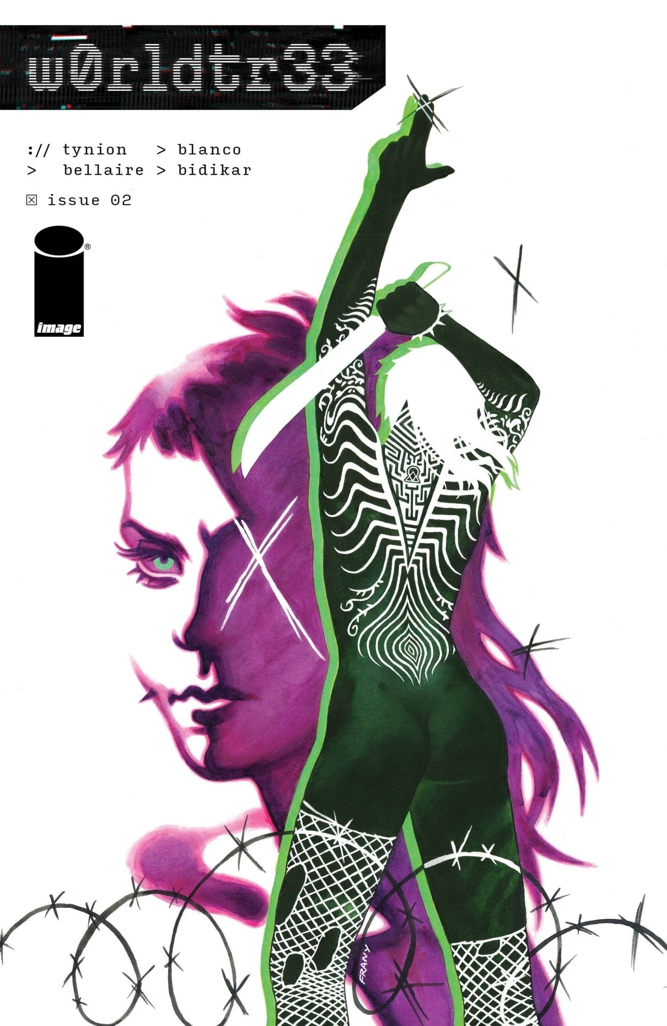W0RLDTR33 #2 1:50 FRANY BUNDLE - The Comic Construct