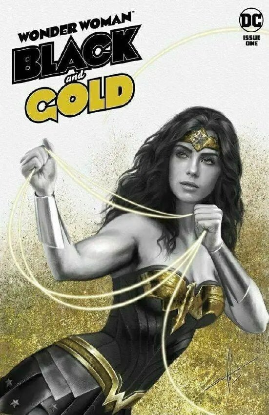 WONDER WOMAN : BLACK AND GOLD (CARLA COHEN EXCLUSIVE SET) - The Comic Construct