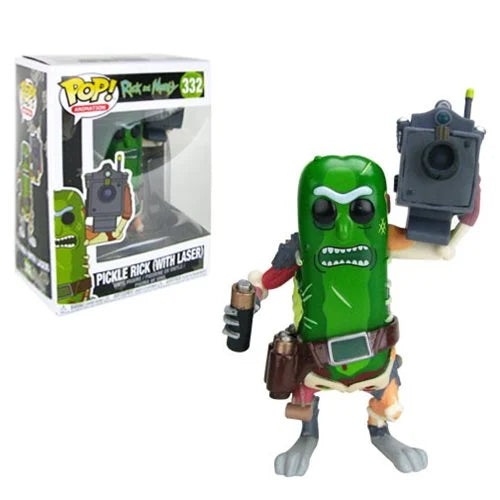 PREORDER BY 6/2024-FUNKO POP!-Rick and Morty Pickle Rick with Laser #332