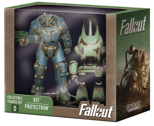 FALLOUT X01 & PROTECTRON 3IN FIG 2PK DEATHCLAW BAF (NET) (C: PREORDER