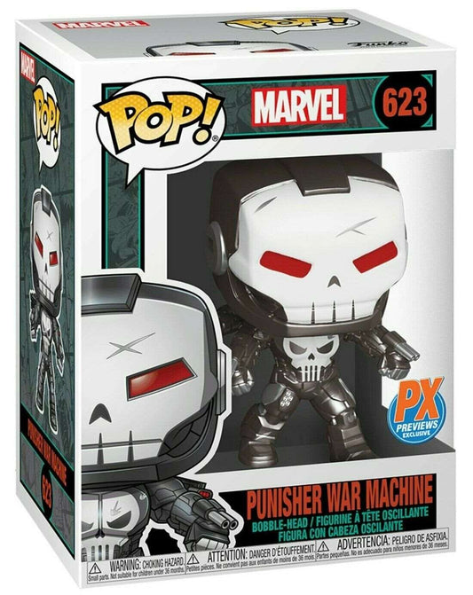 2020 Funko POP! #623 Marvel Punisher War Machine PX Previews Exclusive Vinyl Figure - The Comic Construct