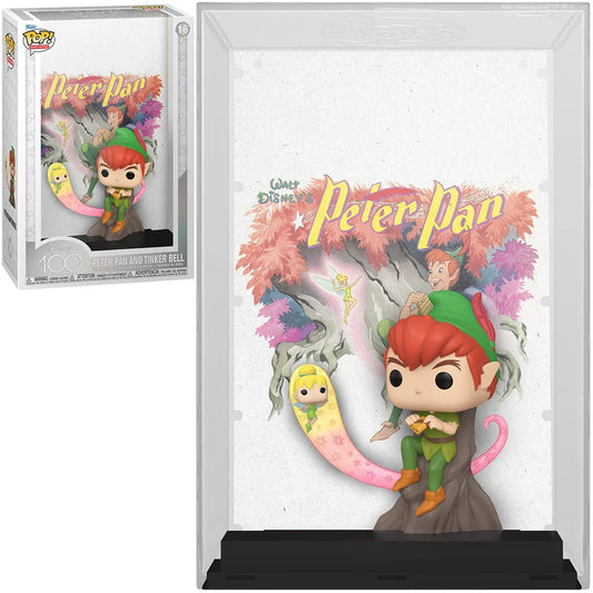 PREORDER BY 5/2024-FUNKO POP!-Disney 100 Peter Pan and Tinker Bell Movie Poster #16 with Case