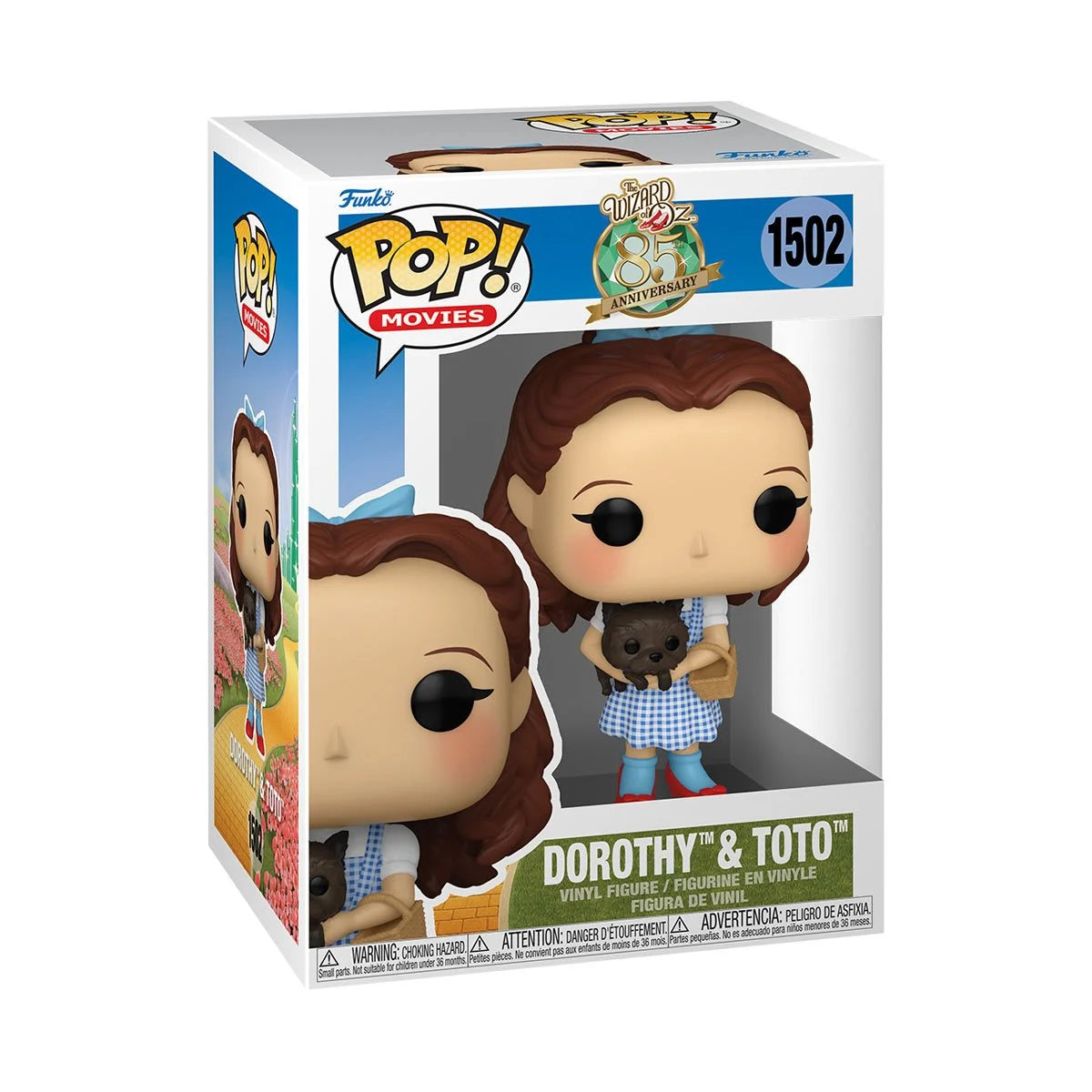 PREORDER BY 6/2024-FUNKO POP!-The Wizard of Oz 85th Anniversary Dorothy and Toto #1502