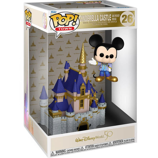 PREORDER BY 4/2024-FUNKO POP!-Walt Disney World 50th Anniversary Castle with Mickey #26