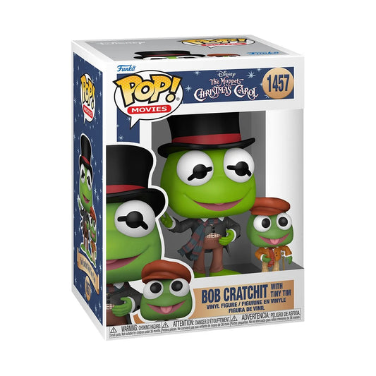PREORDER BY 6/2024-FUNKO POP!-The Muppet Christmas Carol Bob Cratchit with Tiny Tim #1457
