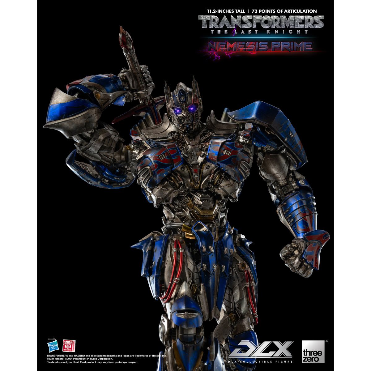 Transformers: The Last Knight Nemesis Prime DLX Action Figure, PREORDER