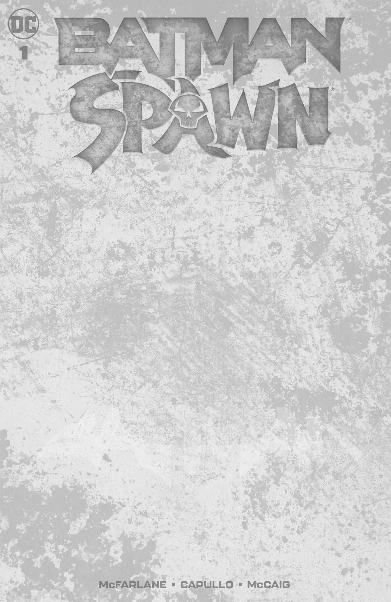 BATMAN SPAWN #1 (ONE SHOT) CVR I BLANK VAR DC
