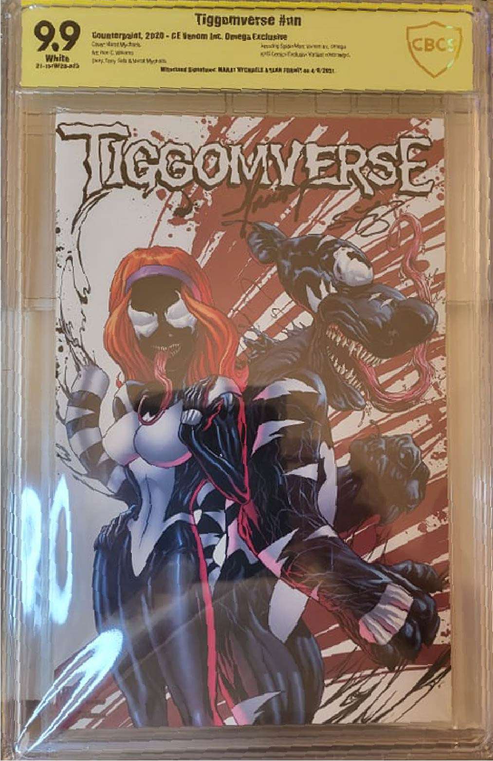 CBCS 9.9 TIGGOMVERSE #NN AMAZING SPIDER-MAN: VENOM INC OMEGA #1 TIGGOMVERSE