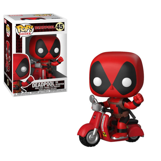 PREORDER BY 5/2024-FUNKO POP!-Deadpool and Scooter Ride Vinyl Vehicle #45