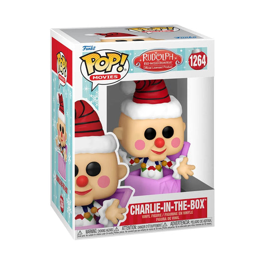 PREORDER BY 5/2024-FUNKO POP!-Rudolph the Red-Nosed Reindeer Charlie-in-the-Box #1264