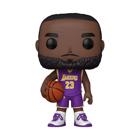PREORDER BY 4/2024-FUNKO POP!-NBA Lakers LeBron James (Purple Jersey) 10-Inch