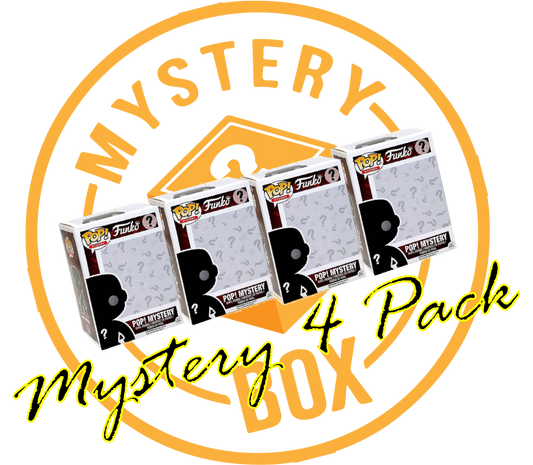 Funko 4 Pk Mega Mystery Box - Guaranteed 1 AUTOGRAPHED + 3 RANDOM POPS