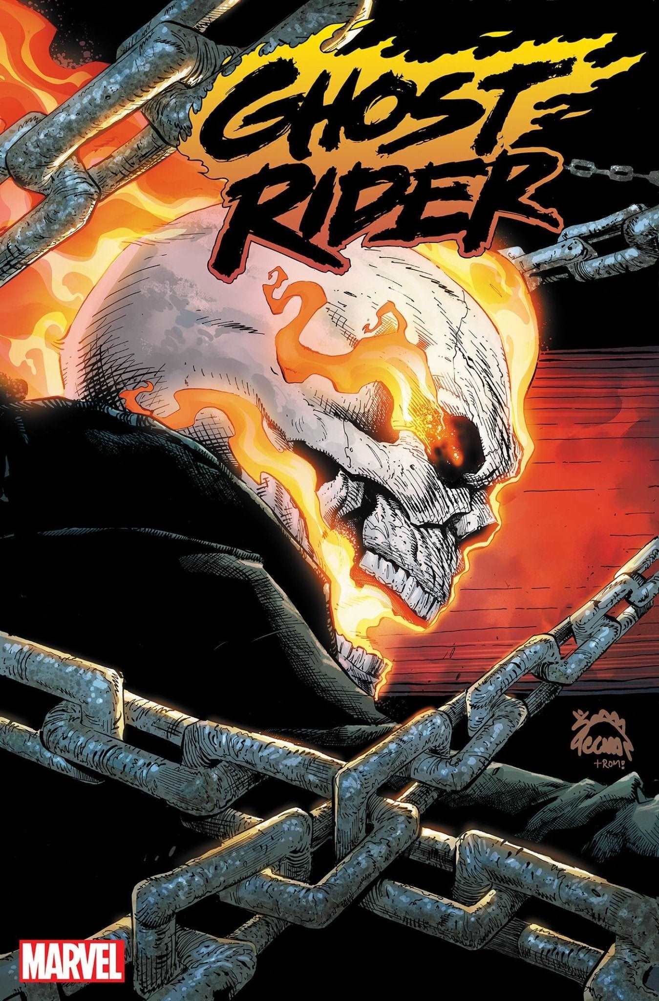 GHOST RIDER #1 2ND PTG STEGMAN VAR - The Comic Construct