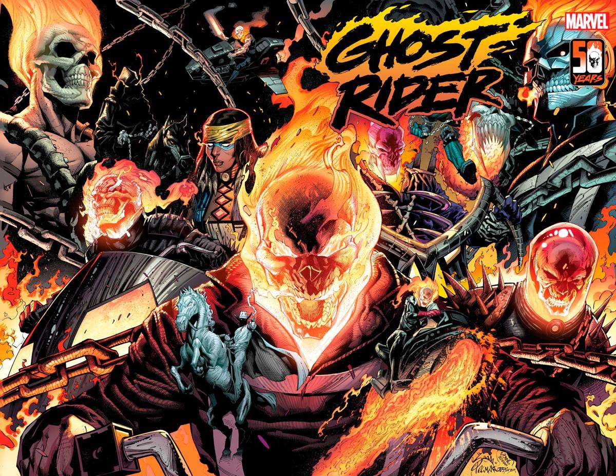 GHOST RIDER #1 STEGMAN WRAPAROUND VAR - The Comic Construct