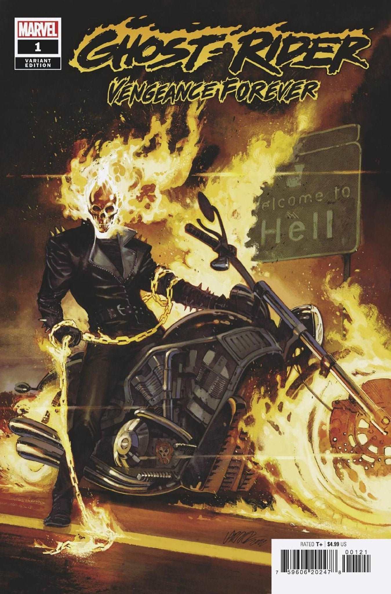 GHOST RIDER VENGEANCE FOREVER #1 LARRAZ VAR - The Comic Construct