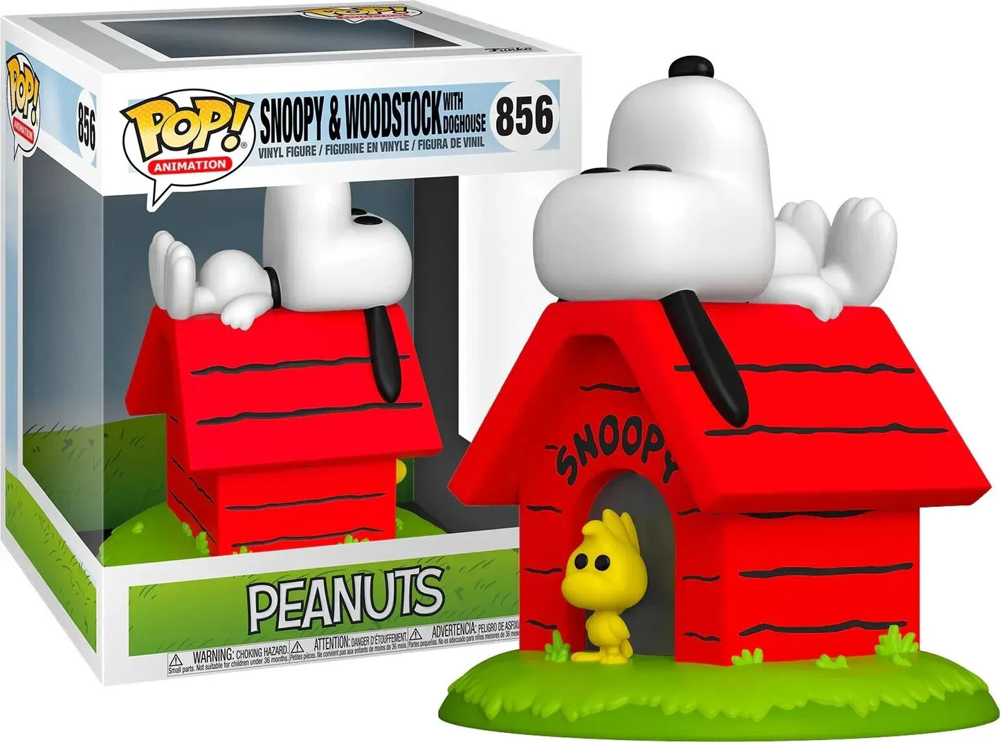 Peanuts Snoopy & Woodstock with Doghouse Deluxe Vinyl POP Figure #856 Preorder