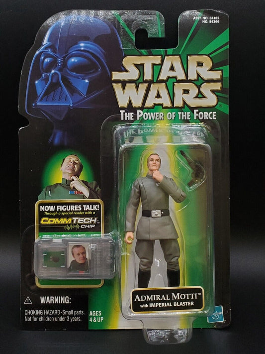 1999 Hasbro Star Wars Power of the Force Admiral Motti w/ Imperial Blaster