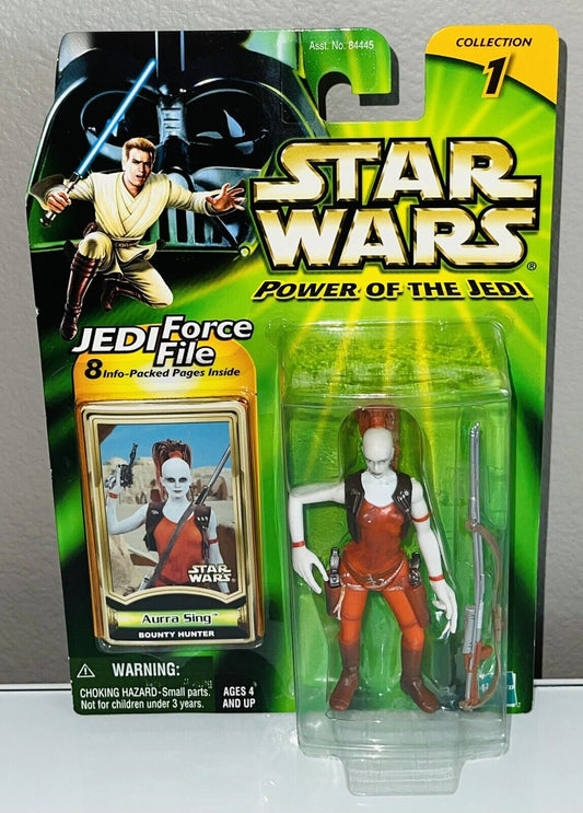 2000 Hasbro Star Wars Power of the Jedi AURRA SING 3.75" Action Figure