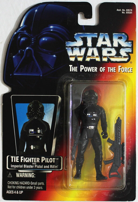 1995 STAR WARS THE POWER OF THE FORCE TIE FIGHTER PILOT ACTION FIGURE