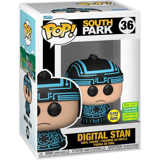 2022 FUNKO POP! SOUTH PARK DIGITAL STAN #36 SUMMER CONVENTION W/Protector MINT - The Comic Construct
