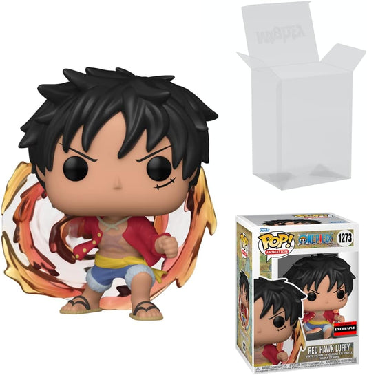 2023 FUNKO POP RED HAWK LUFFY ONE PIECE ANIME EXCLUSIVE NIB - The Comic Construct