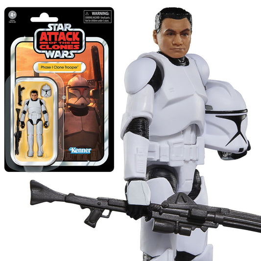 CLONE TROOPER PHASE ONE 3 3/4 INCH ACTION FIGURE MAY 2024 RELEASE