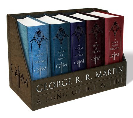 George R. R. Martin's A Game of Thrones Leather-Cloth Boxed Set - The Comic Construct