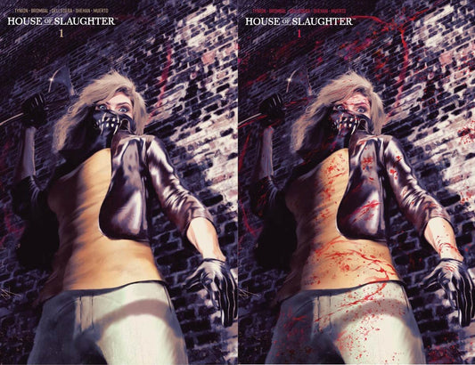 HOUSE OF SLAUGHTER TURINI 616 TRADE DRESS VARIANT SET A & BLOODY B - The Comic Construct