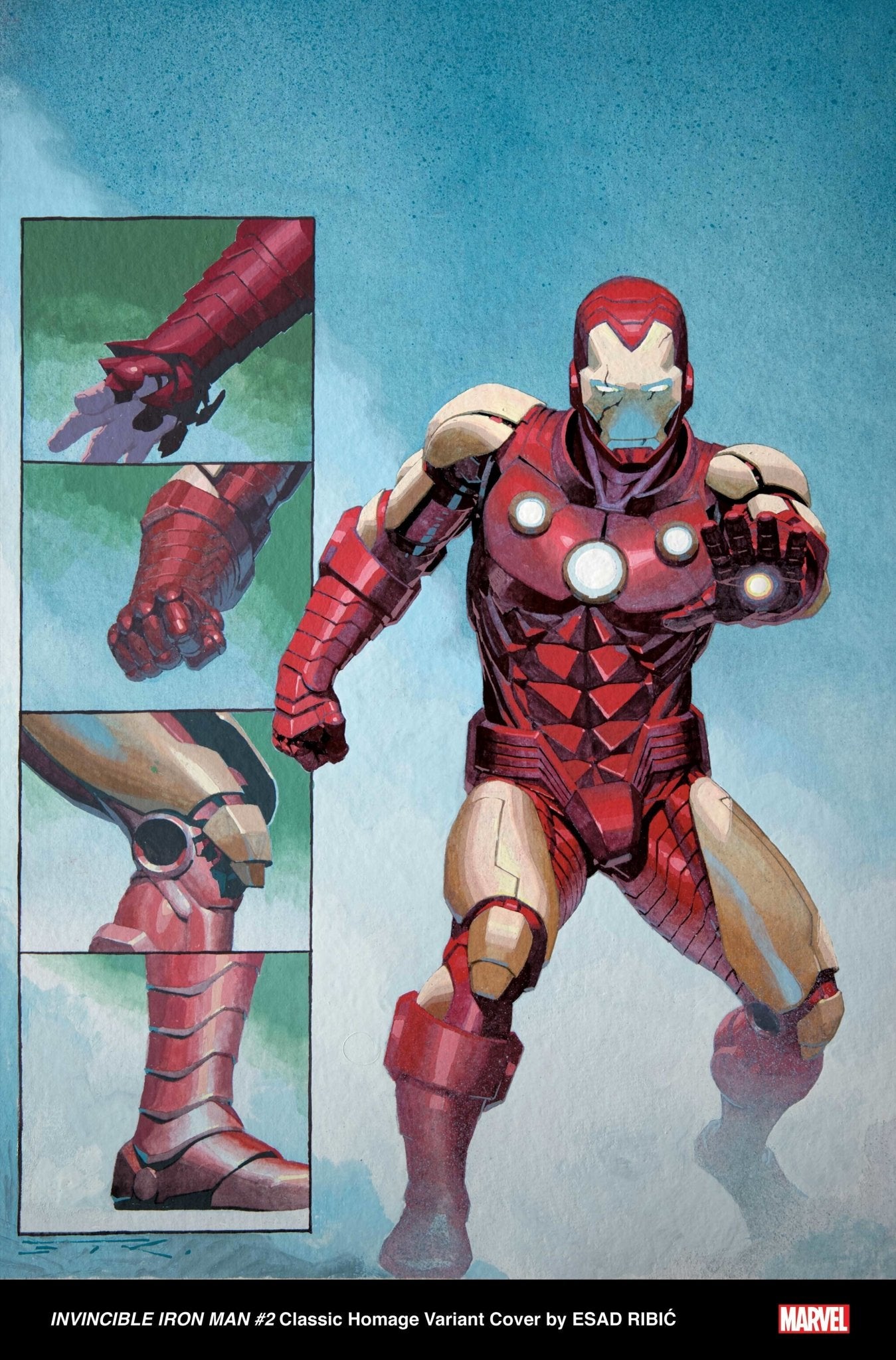 INVINCIBLE IRON MAN #2 RIBIC CLASSIC HOMAGE VAR PRE-SALE: 01/18/2023 - The Comic Construct