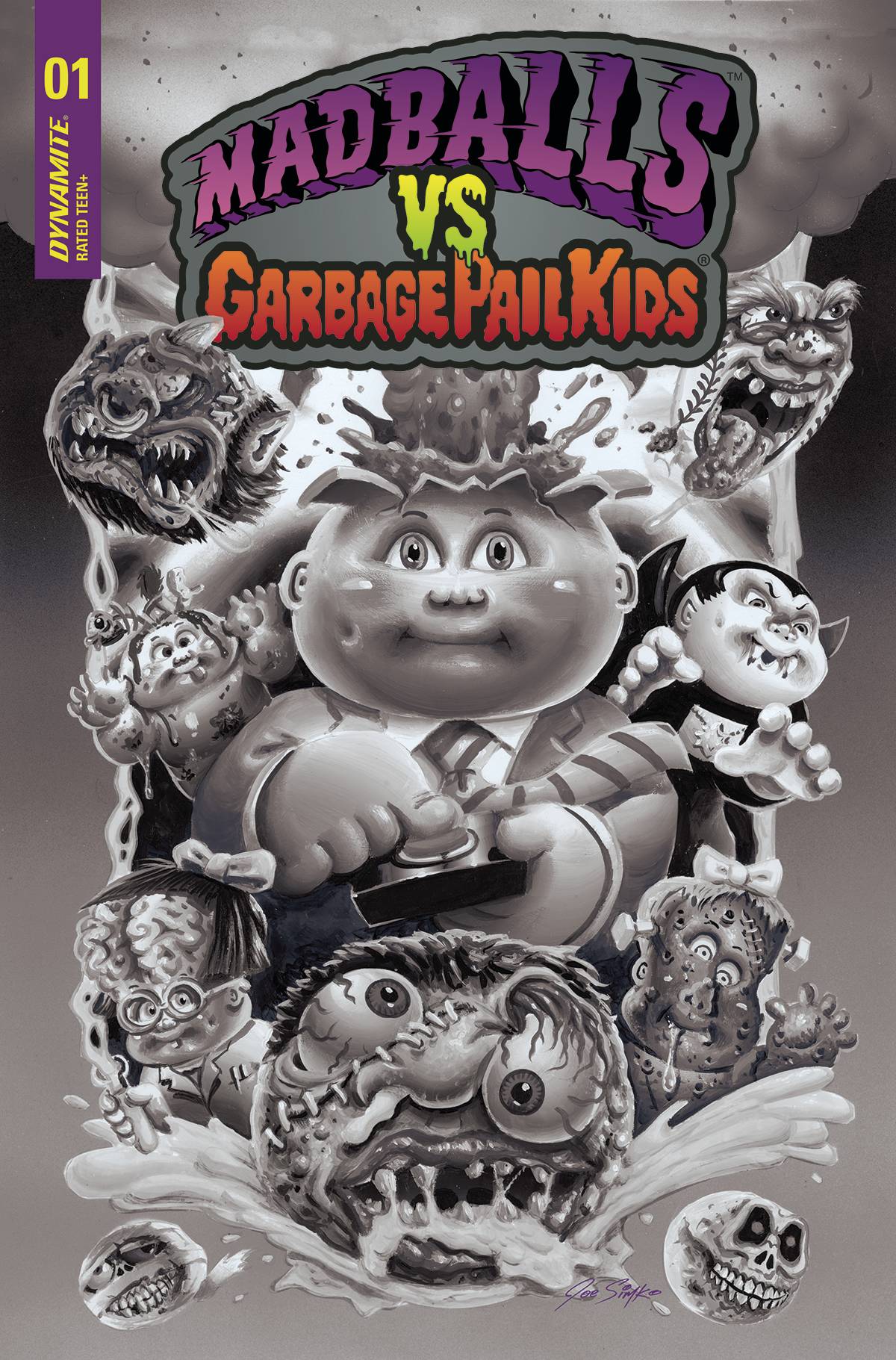 MADBALLS VS GARBAGE PAIL KIDS #1 CVR G 1:25 - The Comic Construct