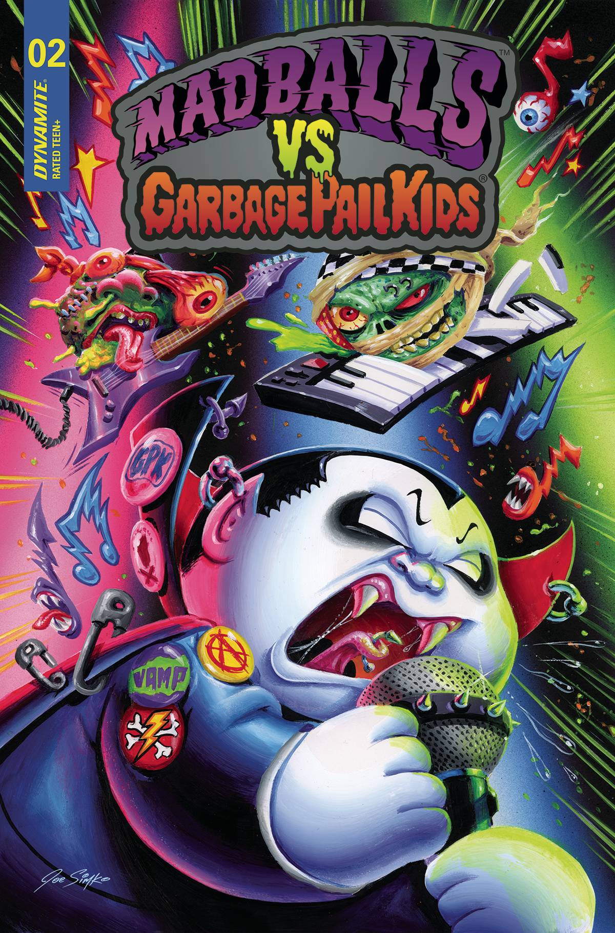 MADBALLS VS GARBAGE PAIL KIDS #2 CVR A SIMKO - The Comic Construct