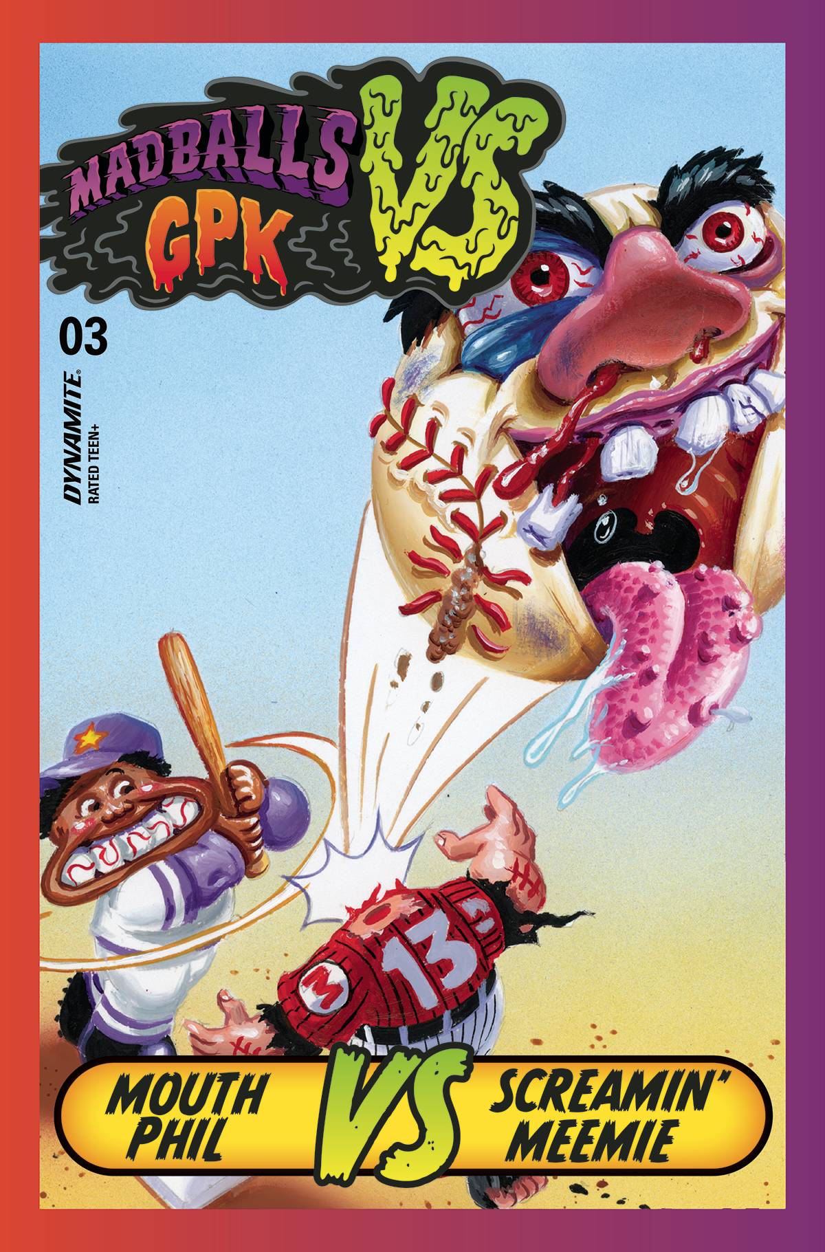 MADBALLS VS GARBAGE PAIL KIDS #3 CVR C TRADING CARD - The Comic Construct