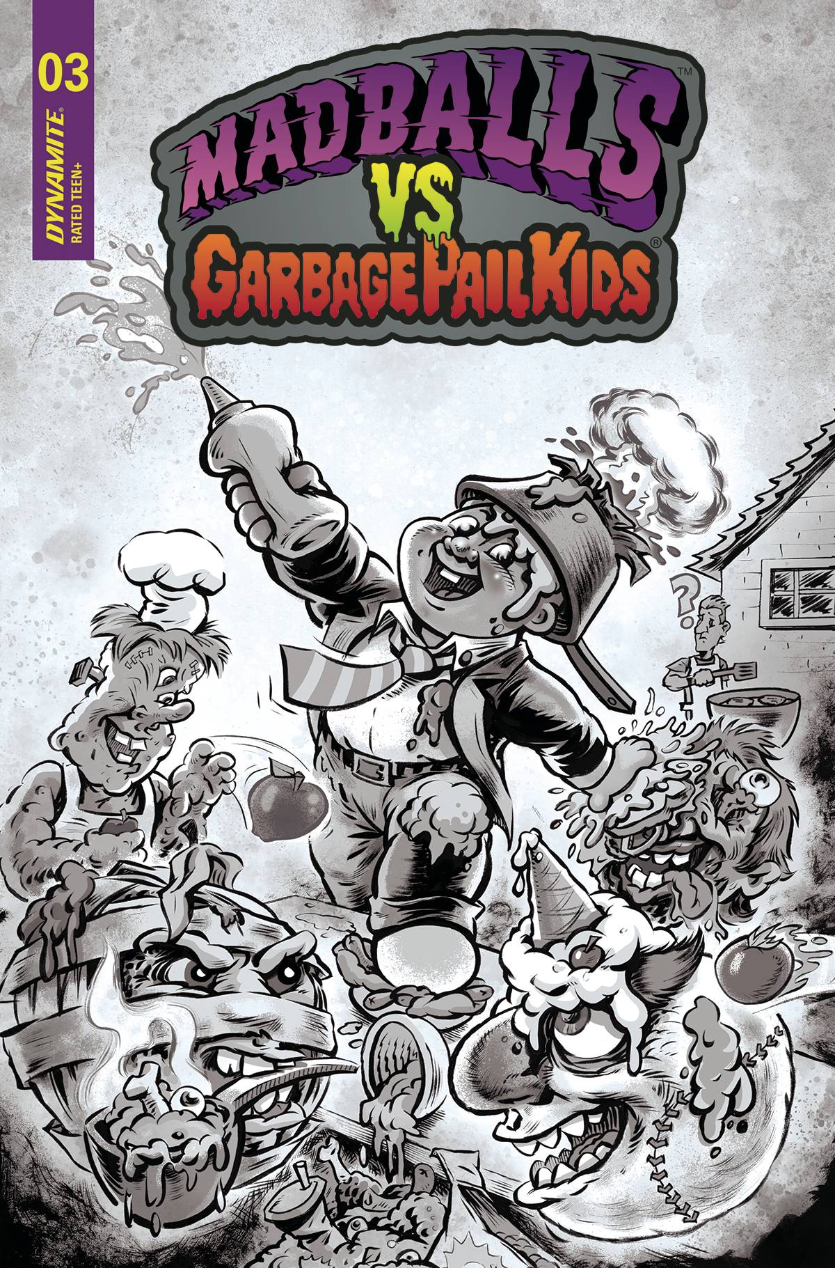 MADBALLS VS GARBAGE PAIL KIDS #3 CVR D 10 COPY INCV CROSBY B - The Comic Construct