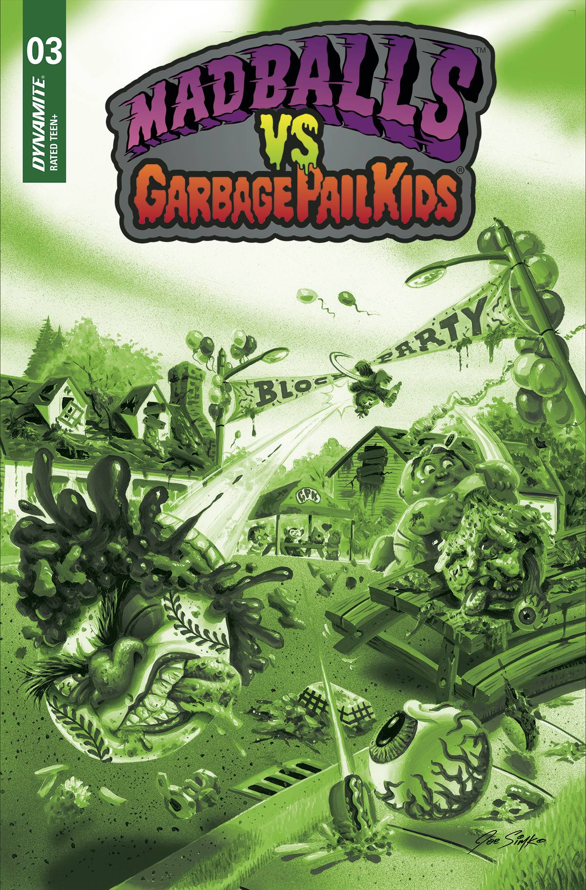 MADBALLS VS GARBAGE PAIL KIDS #3 CVR J 10 COPY FOC INCV SLIM - The Comic Construct