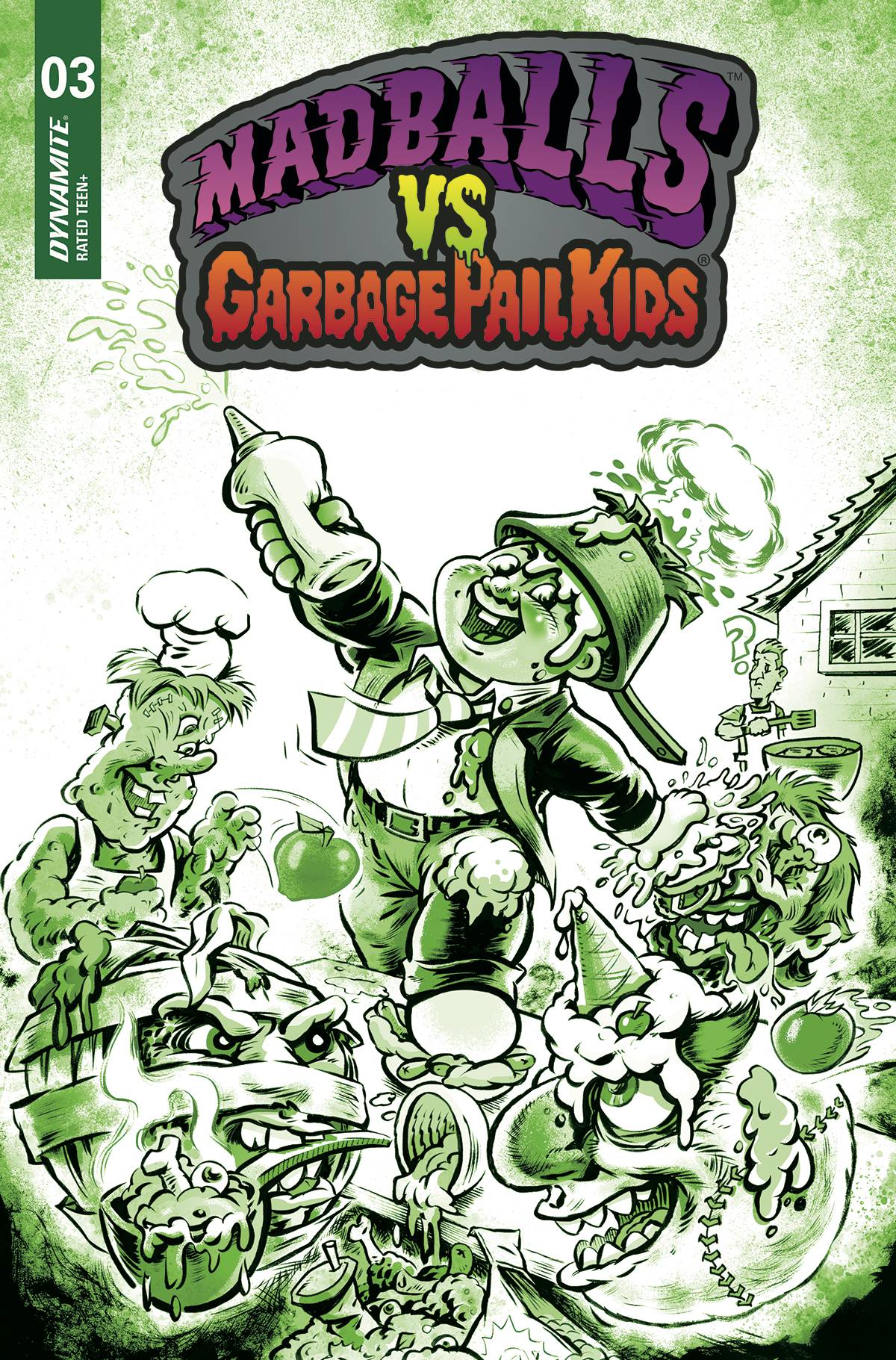 MADBALLS VS GARBAGE PAIL KIDS #3 CVR K 10 COPY FOC INCV SLIM - The Comic Construct