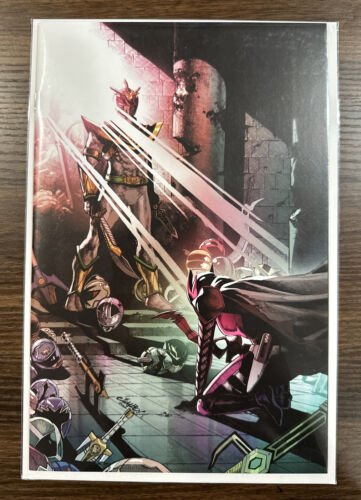 POWER RANGERS DRAKKON NEW DAWN #1 JIMBO EXCLUSIVE VIRGIN VARIANT - The Comic Construct