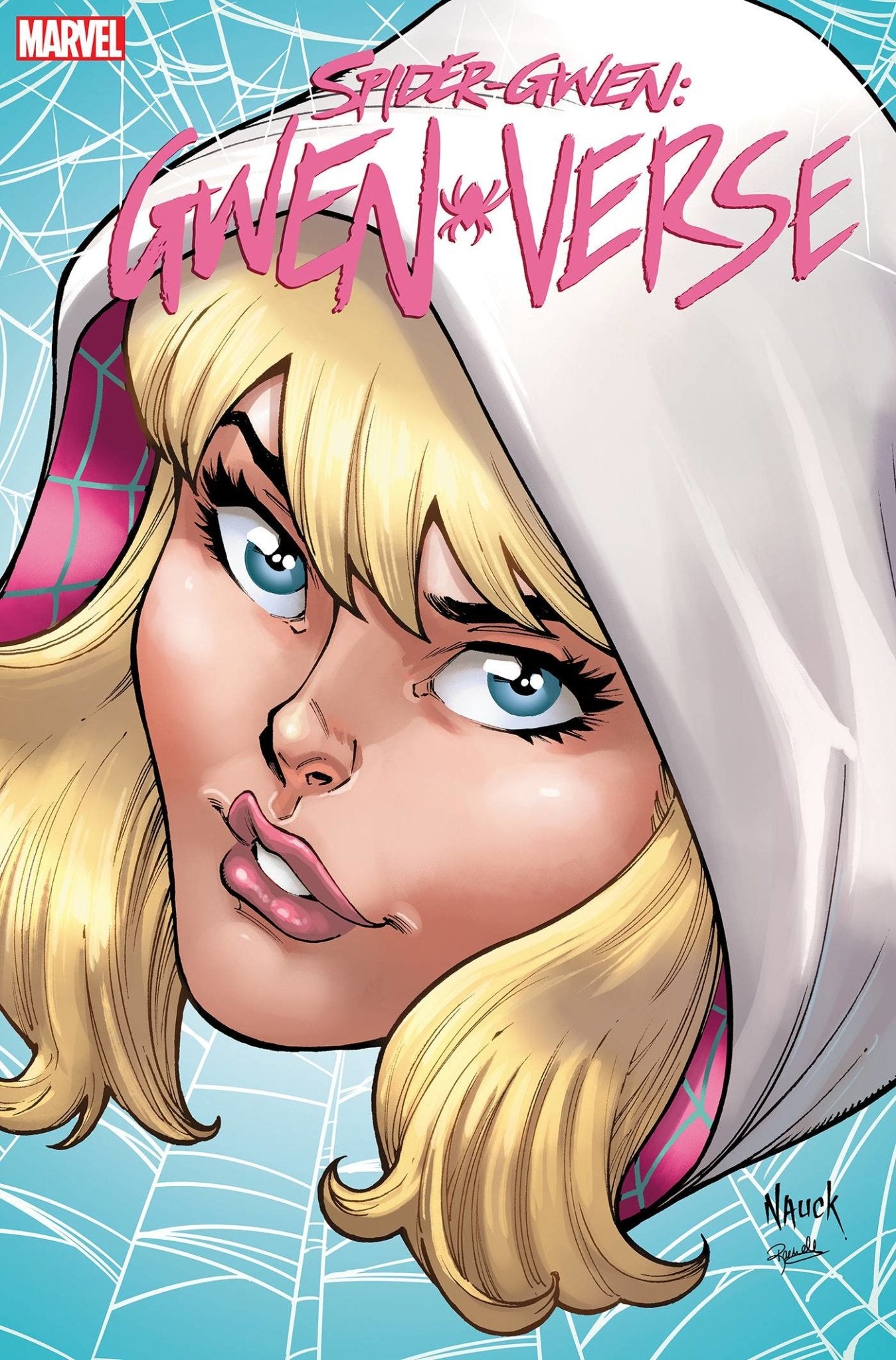 SPIDER-GWEN GWENVERSE #1 NAUCK HEADSHOT VAR - The Comic Construct