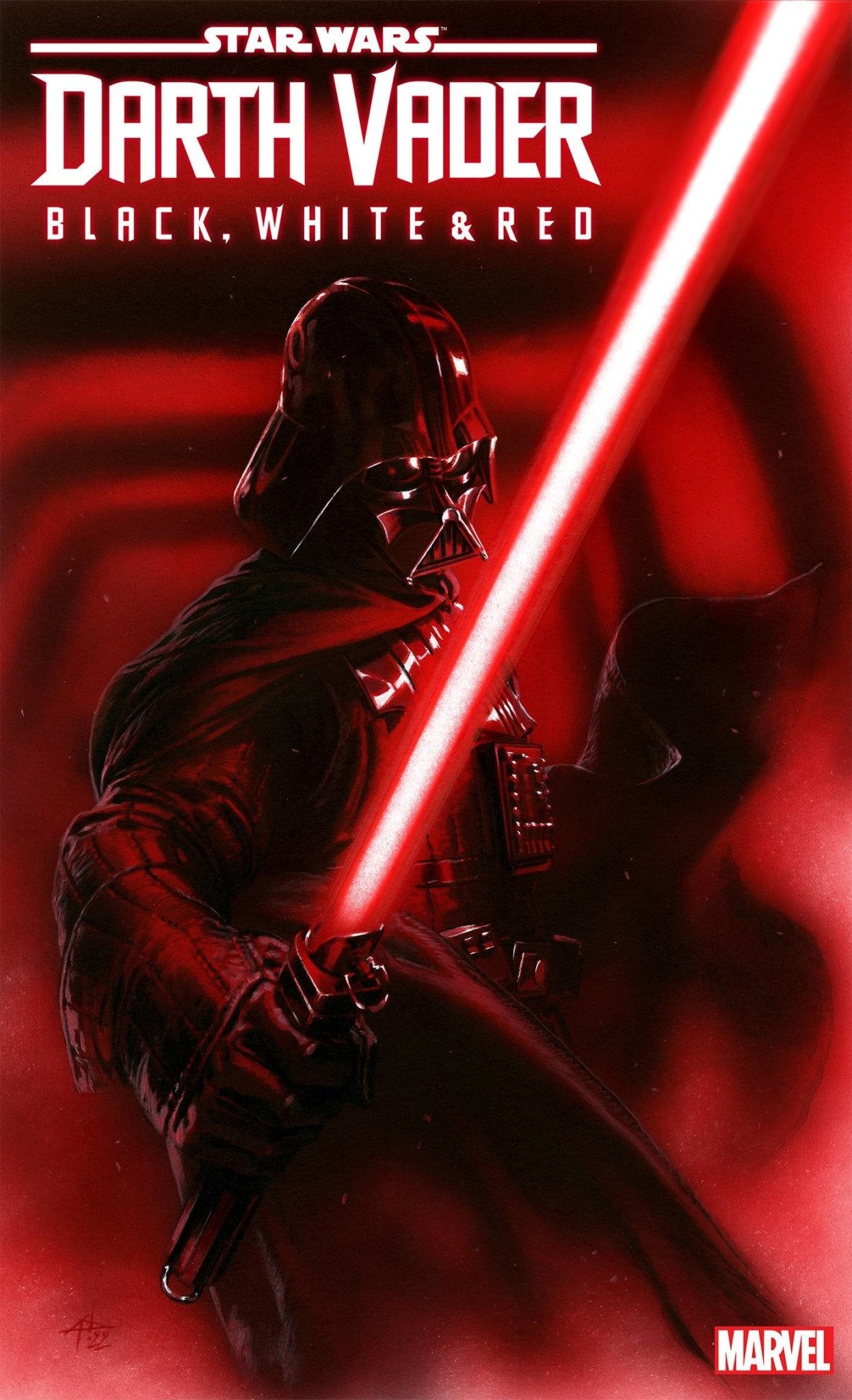 STAR WARS DARTH VADER BLACK WHITE AND RED 1 DELLOTTO , PRE-ORDER 04/26/2023 - The Comic Construct