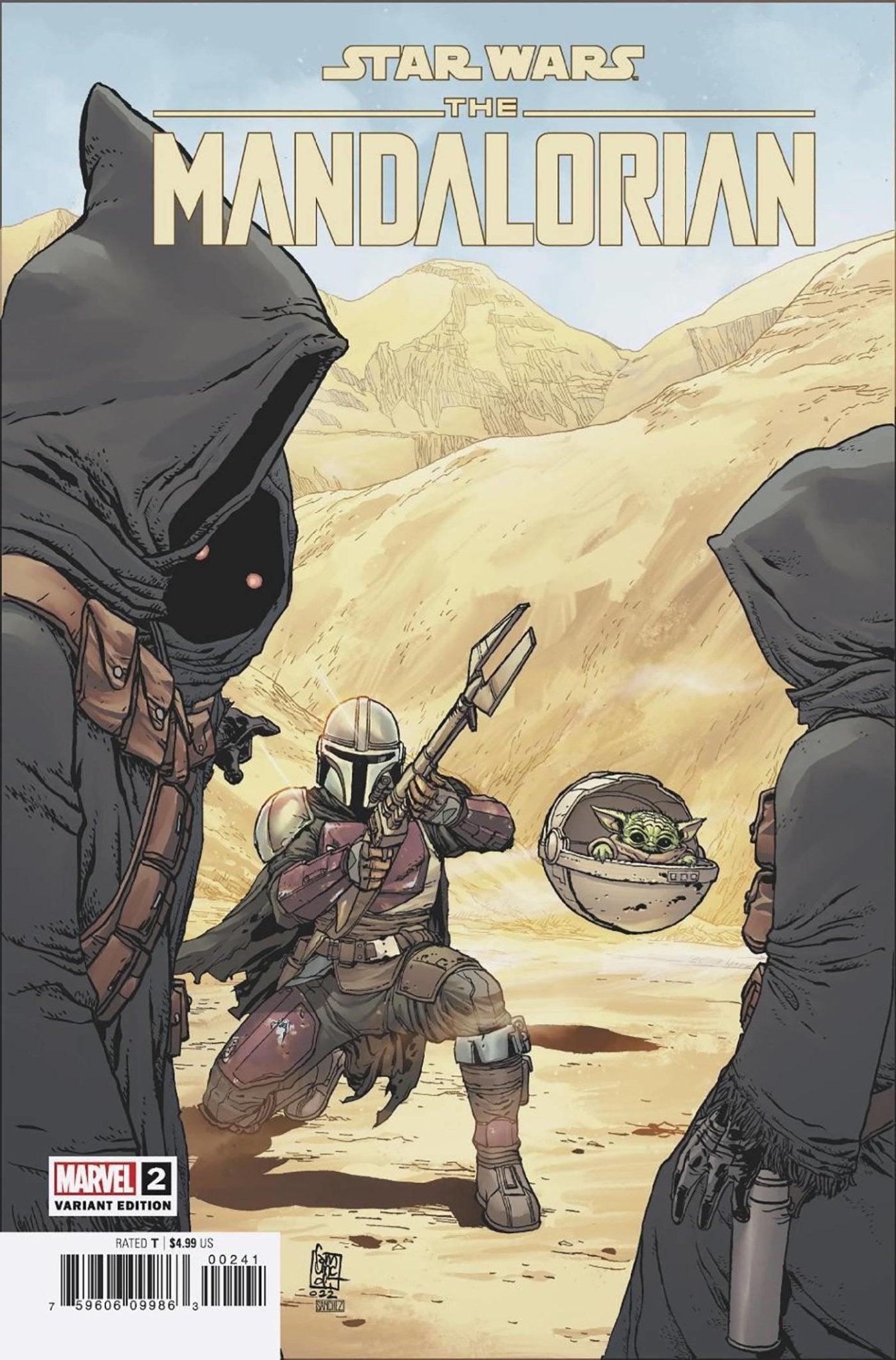 STAR WARS MANDALORIAN #2 CAMUNCOLI VAR - The Comic Construct