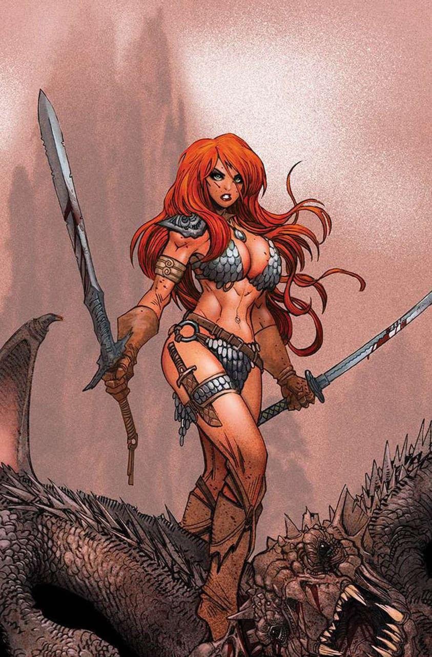 THE INVINCIBLE RED SONJA #1 FOC INCENTIVE COVER - The Comic Construct