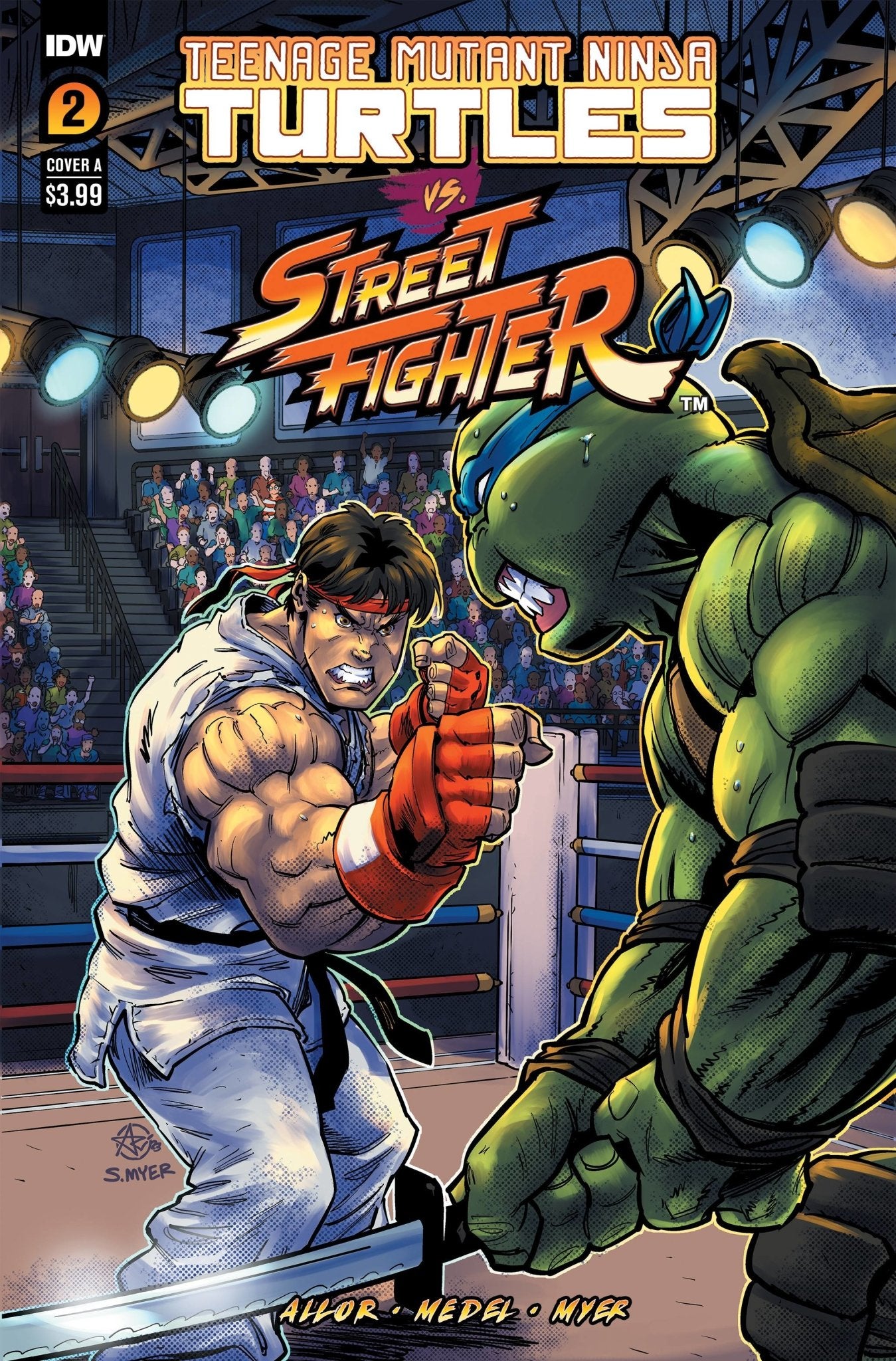 TMNT VS STREET FIGHTER #2 CVR A - The Comic Construct